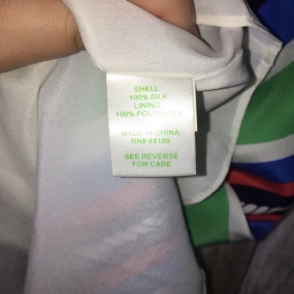 Lilly Pulitzer Laya Anchor 100% Silk Ruffle Dress - Picture 5 of 6